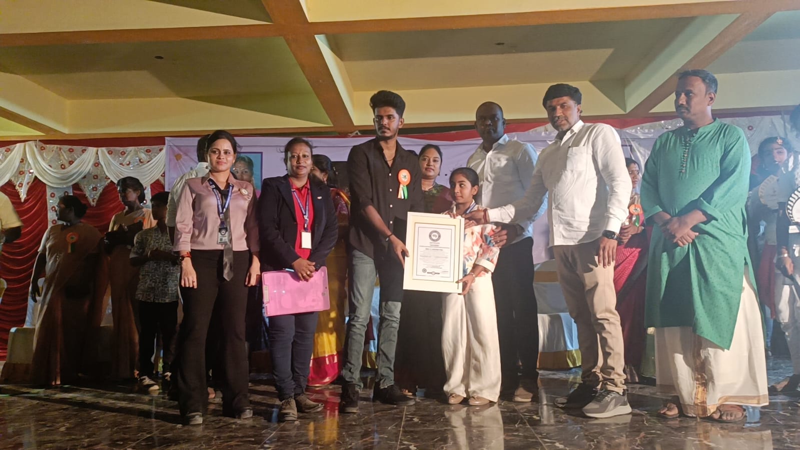 World Record for Child Safety Awareness – Blindfolded Midbrain Open Challenge