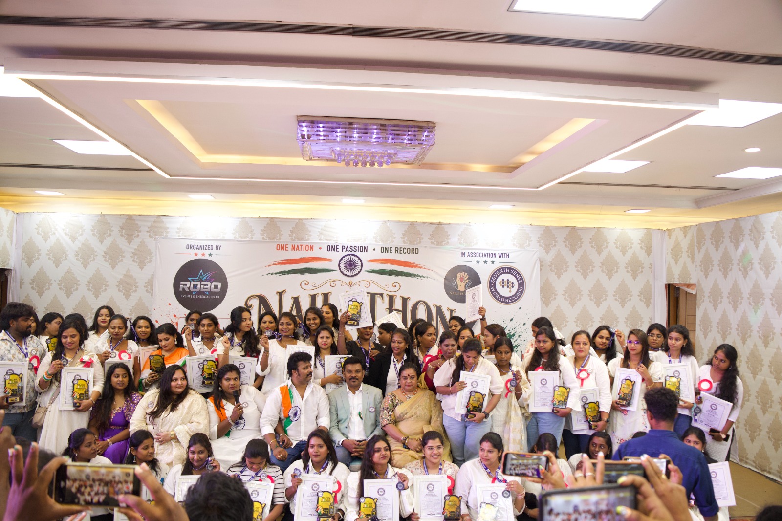 NAILATHON INDIA 2026 THE ULTIMATE WORLD RECORD CHALLENGE INDIA FLAG-THEMED NAIL EXTENSION & NAIL ART