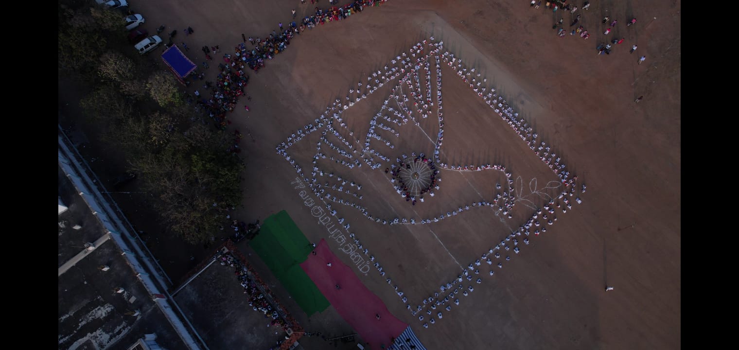 BALYA RAKSHA – The World’s Largest Human Dove Formation Through Bharatanatyam gallery image 7