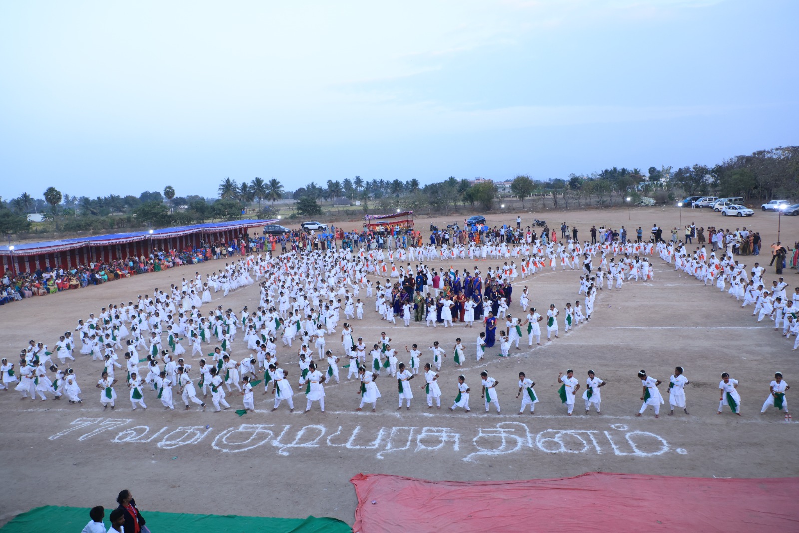 BALYA RAKSHA – The World’s Largest Human Dove Formation Through Bharatanatyam gallery image 3